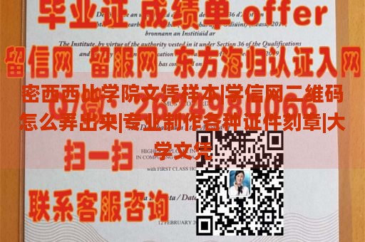 密西西比学院文凭样本|学信网二维码怎么弄出来|专业制作各种证件刻章|大学文凭