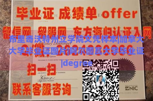 布里奇沃特州立学院文凭样本|加拿大大学毕业证图片|阿尔图瓦大学毕业证|degree